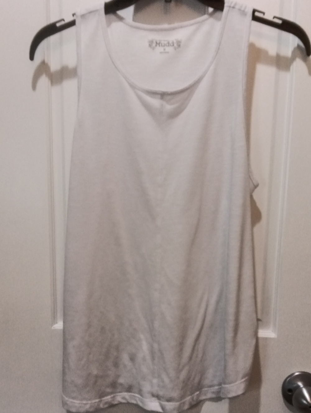 Mudd White Scoop Neck Tank Top